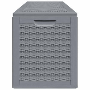 Gartenbox Grau Rattan 270 L
