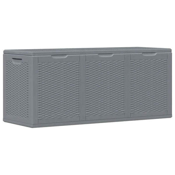 Gartenbox Grau Rattan 270 L