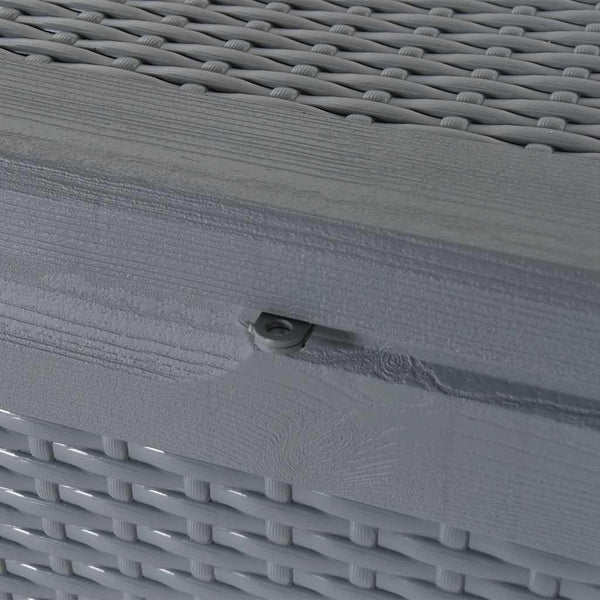 Gartenbox Grau Rattan 270 L