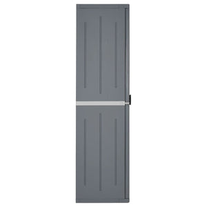 Grauer Gartenschrank 65x45x172cm