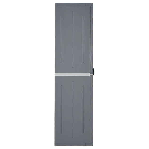 Grauer Gartenschrank 65x45x172cm