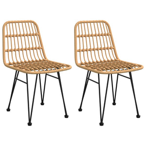 vidaXL Salon de jardin 3 pcs en résine tressée