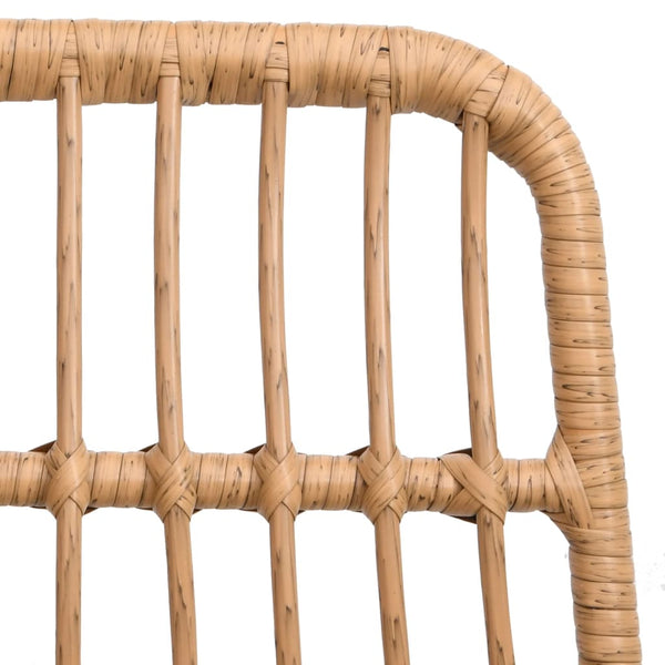 vidaXL Salon de jardin 3 pcs en résine tressée