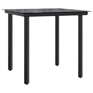 vidaXL Salon de jardin 3 pcs en résine tressée