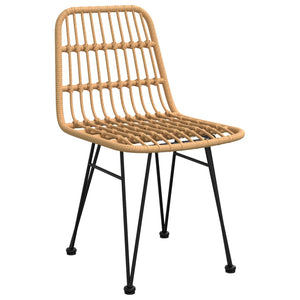 vidaXL Ensemble de salle à manger de jardin 5 pièces en résine tressée