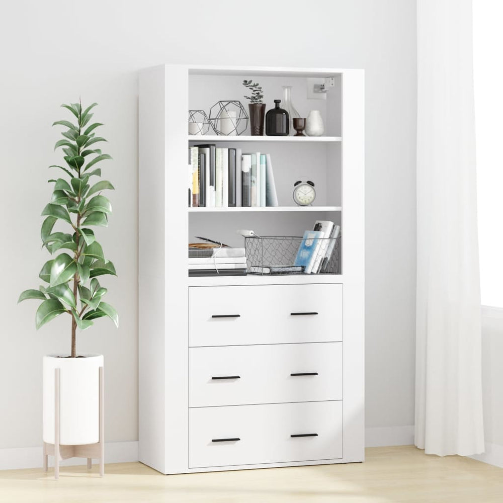vidaXL Sideboard White Engineered Wood