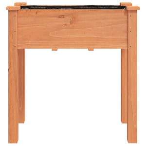 Pflanzkübel mit Einsatz Braun 71x37x76 cm