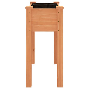 Pflanzkübel mit Einsatz Braun 71x37x76 cm