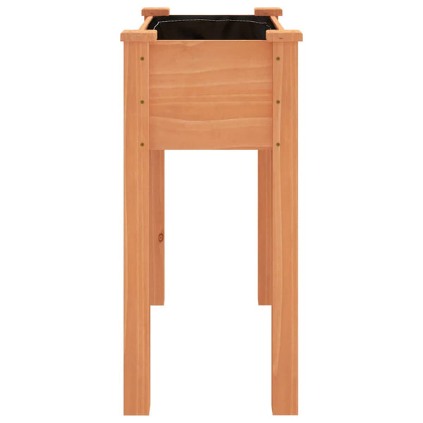 Pflanzkübel mit Einsatz Braun 71x37x76 cm