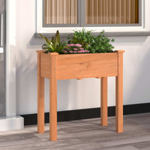 Pflanzkübel mit Einsatz Braun 71x37x76 cm