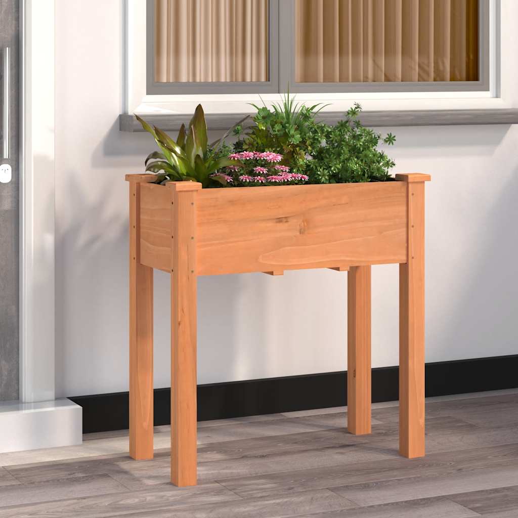 Pflanzkübel mit Einsatz Braun 71x37x76 cm