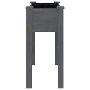 Grauer Pflanzkübel mit Einsatz 71x76cm