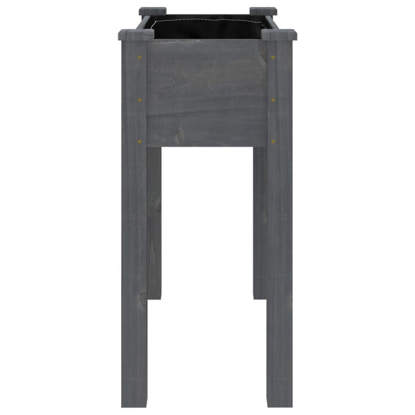 Grauer Pflanzkübel mit Einsatz 71x76cm