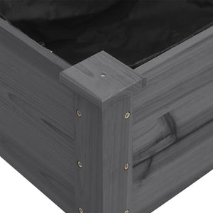 Grauer Pflanzkübel mit Einsatz 71x76cm