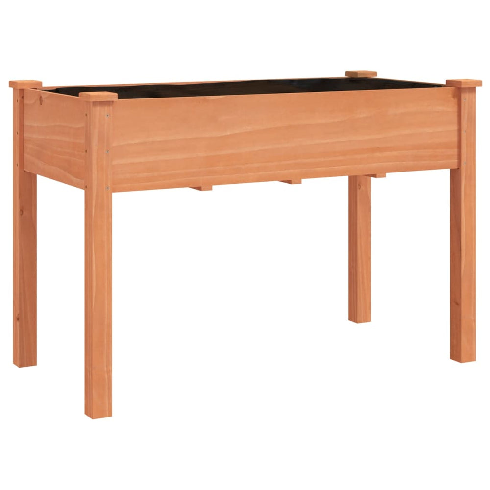 Pflanzkübel mit Einsatz Braun 118x59x76 cm