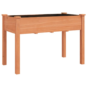 vidaXL Jardinière avec insert Marron 118x59x76 cm Bois de sapin massif