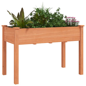 vidaXL Jardinière avec insert Marron 118x59x76 cm Bois de sapin massif