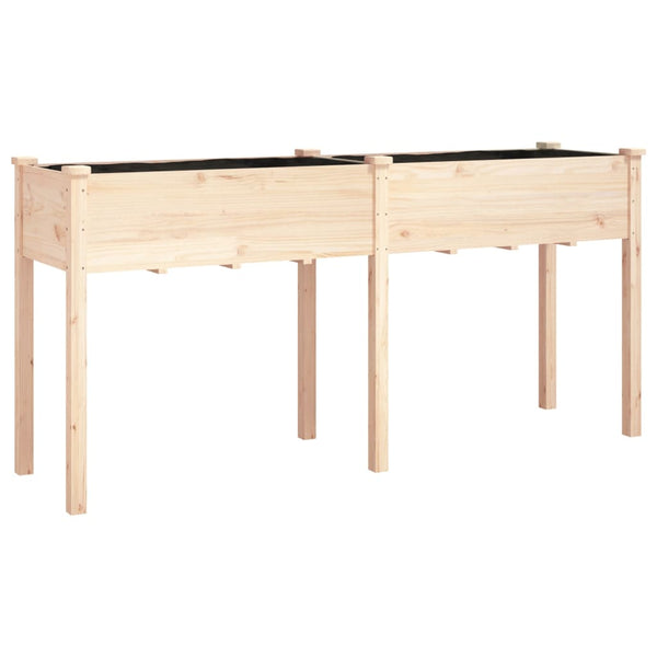Pflanzkübel mit Einsatz, 161 cm, Tannenholz