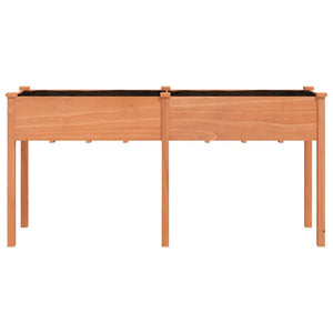 Pflanzkübel mit Einsatz Braun 161x45x76 cm