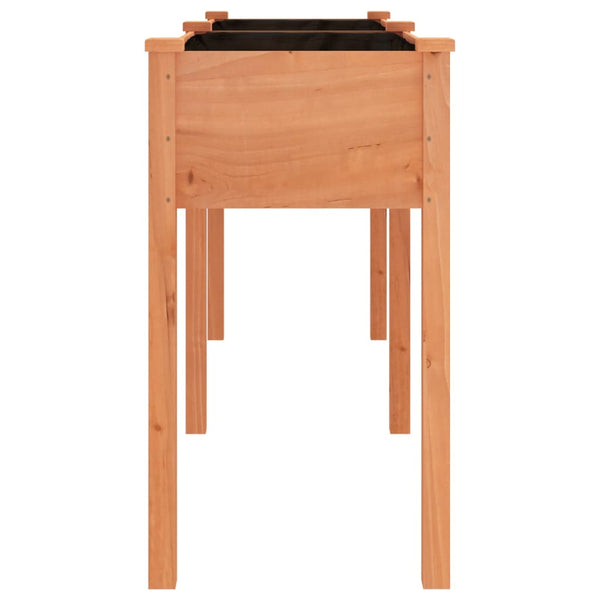 Pflanzkübel mit Einsatz Braun 161x45x76 cm