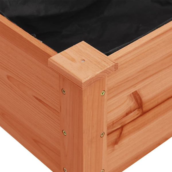 Pflanzkübel mit Einsatz Braun 161x45x76 cm