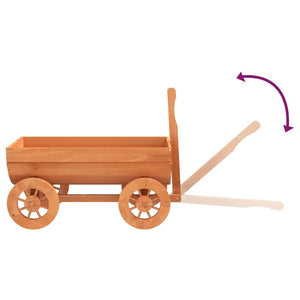 Deko-Wagen aus Tannenholz 70x43x54cm