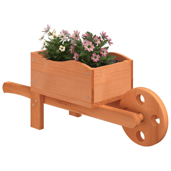 Schubkarren Pflanzgefäße 2er Set Holz