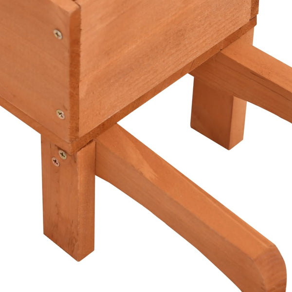 Schubkarren Pflanzgefäße 2er Set Holz