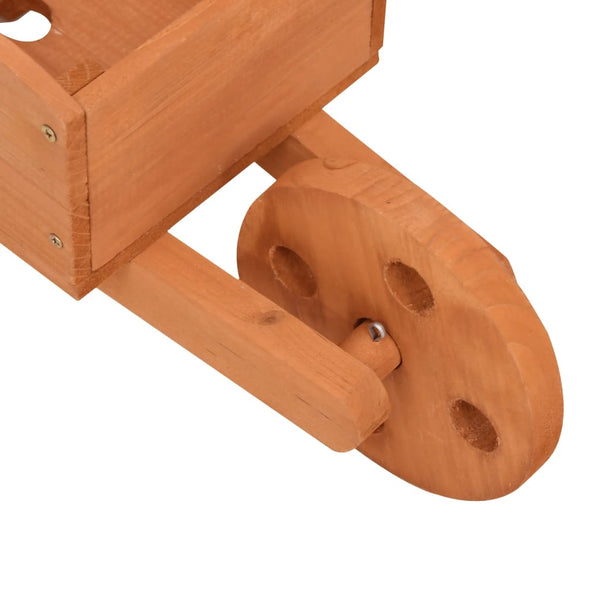 Schubkarren Pflanzgefäße 2er Set Holz