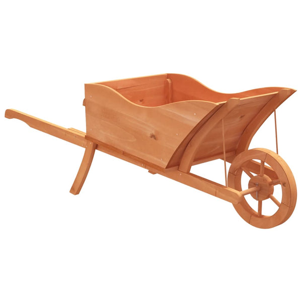 Schubkarren Pflanzgefäß aus Holz