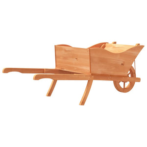 Schubkarren Pflanzgefäß aus Holz