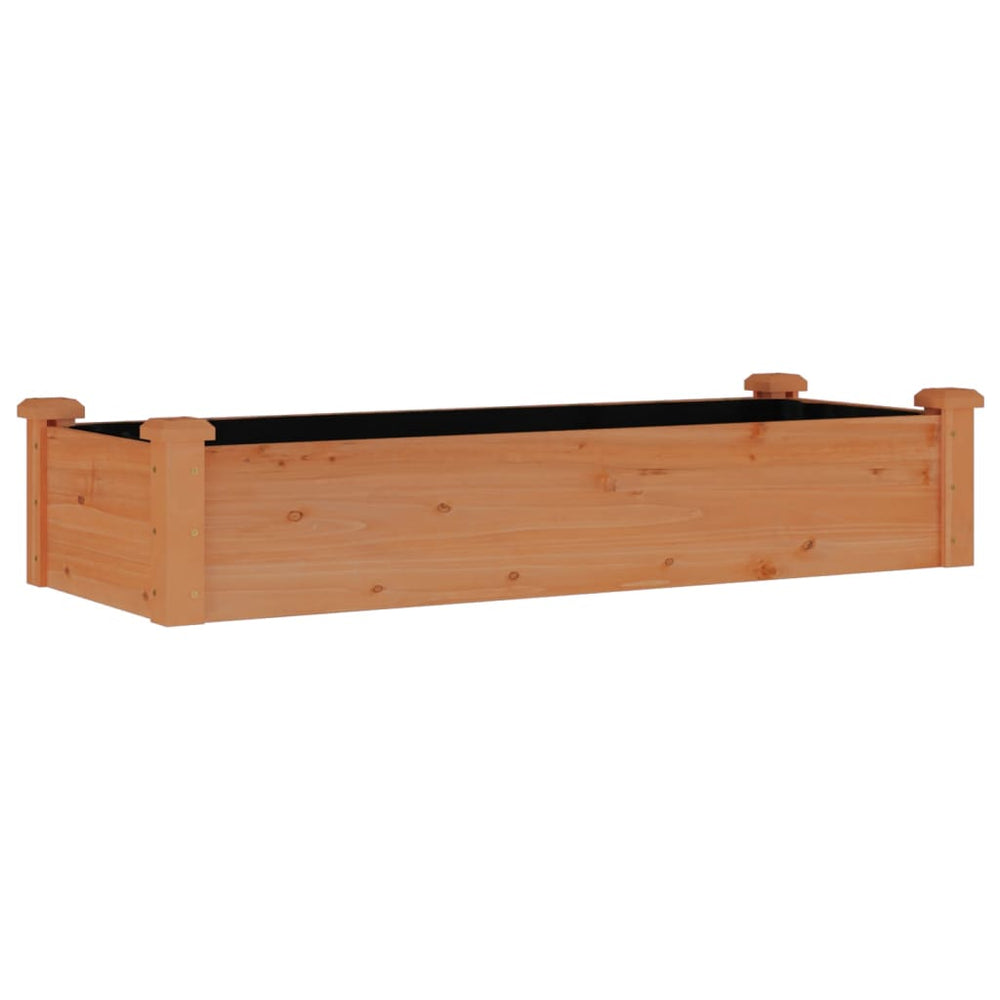 Hochbeet mit Einsatz Braun 120x45x25cm