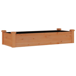 Hochbeet mit Einsatz Braun 120x45x25cm