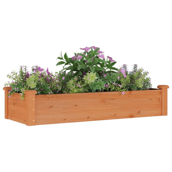 Hochbeet mit Einsatz Braun 120x45x25cm
