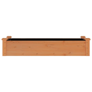 Hochbeet mit Einsatz Braun 120x45x25cm