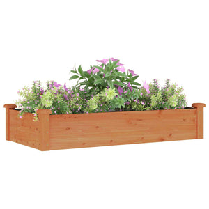 Hochbeet Braun 120x60 cm mit Einsatz