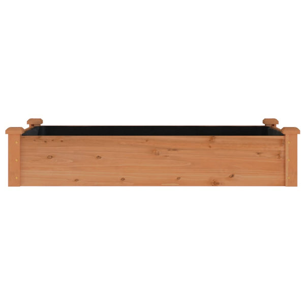 Hochbeet Braun 120x60 cm mit Einsatz