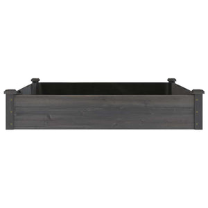 Hochbeet Grau 120x120 cm mit Einsatz
