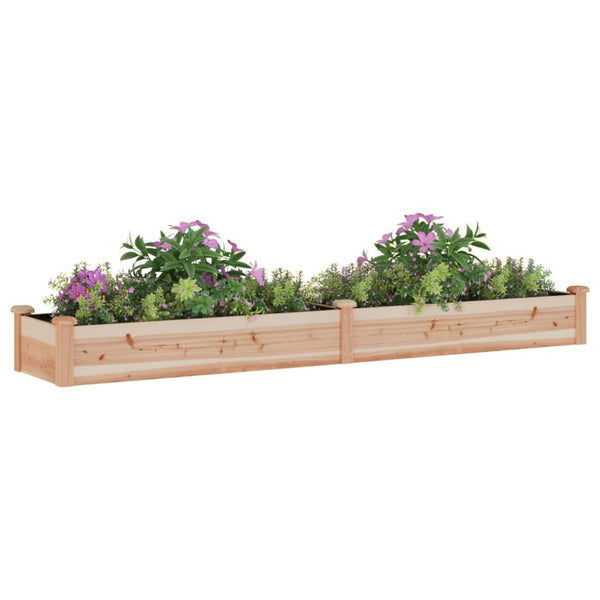 Hochbeet 240 cm mit Einsatz aus Tannenholz