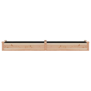 Hochbeet 240 cm mit Einsatz aus Tannenholz