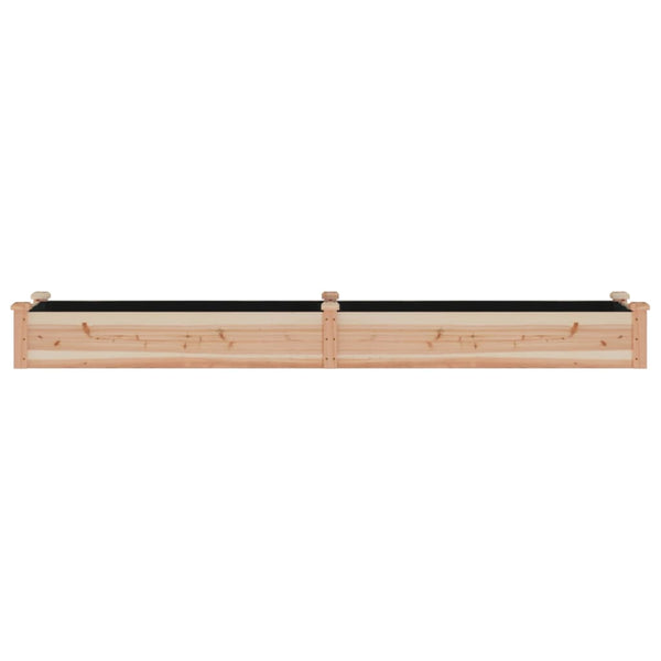 Hochbeet 240 cm mit Einsatz aus Tannenholz