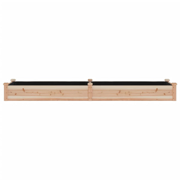 Hochbeet 240 cm mit Einsatz, Tannenholz