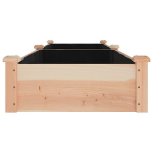 Hochbeet 240 cm mit Einsatz, Tannenholz