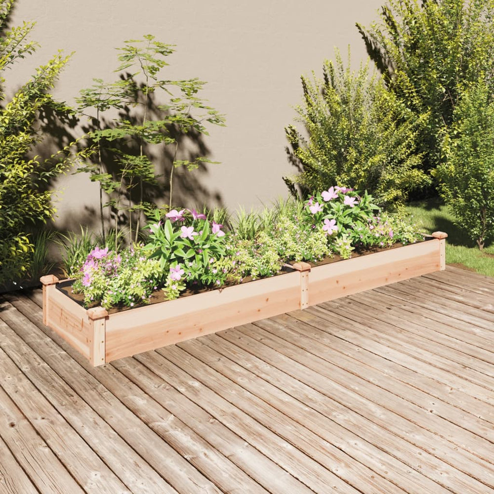 Hochbeet 240 cm mit Einsatz, Tannenholz
