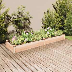 Hochbeet 240 cm mit Einsatz, Tannenholz