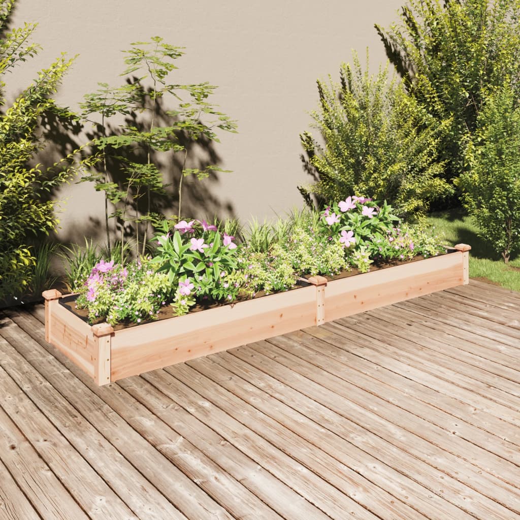 Hochbeet 240 cm mit Einsatz, Tannenholz