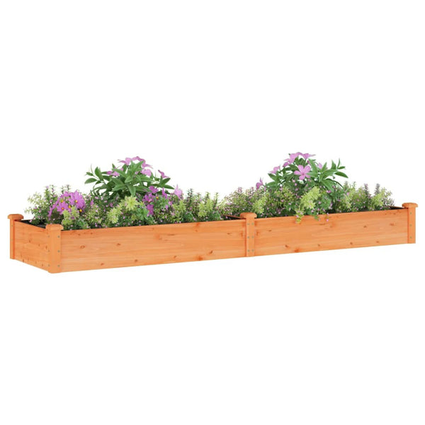 Hochbeet Braun 240cm mit Einsatz