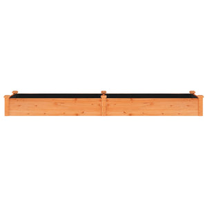 Hochbeet Braun 240cm mit Einsatz