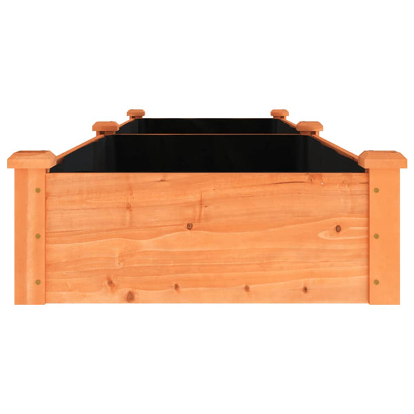 Hochbeet Braun 240cm mit Einsatz