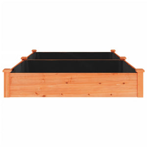 Hochbeet mit Einsatz Braun 240x120x25 cm